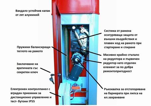 Паркинг бариера PBAR 408 HV много здрава бариера 8м. - Image 4